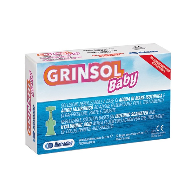 Grinsol baby 20 fiale da 5 ml Grinsol baby 20 fiale da 5 ml