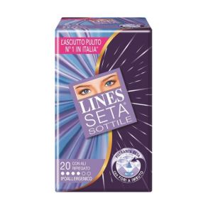 Lines seta sottile con ali x 20 pezzi