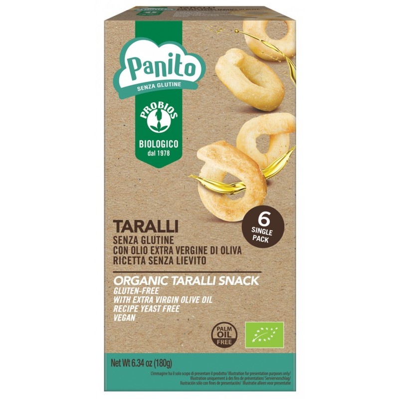Panito taralli senza glutine e senza lievito 180 g