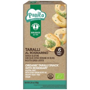 Panito taralli rosmarino senza glutine e senza lievito 180 g
