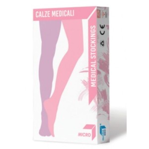 Gloriamed micro 181 tutta coscia autoreggente corto beige misura medium 1 paio