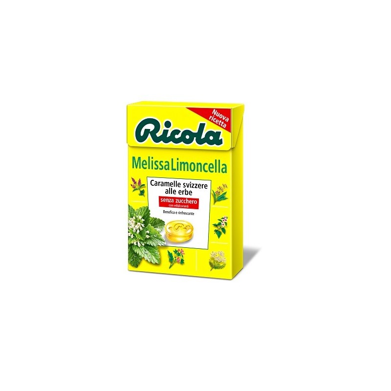 Ricola melissa limoncella senza zucchero 50 g