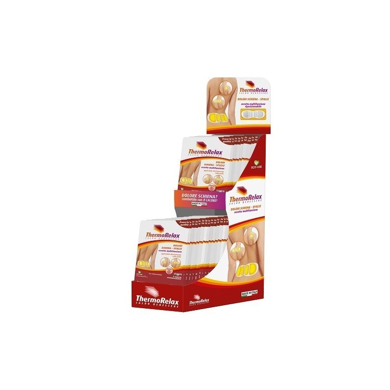 Thermorelax cerotto autoriscaldante dolore schiena/spalle 1pezzo