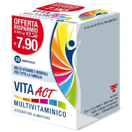 Vita act multivitaminico 30 compresse