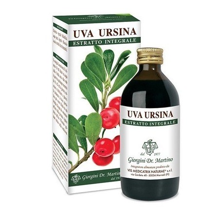 Uva ursina estratto integrale 200 ml Uva ursina estratto integrale 200 ml