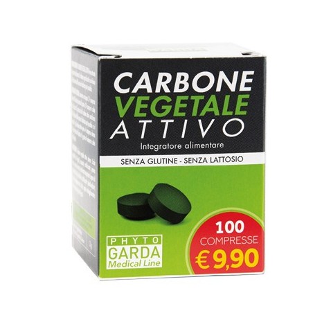 Carbone vegetale attivo 100 compresse