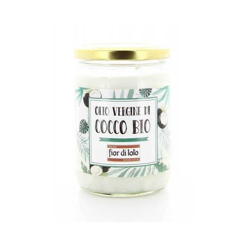 Fior di loto olio vergine di cocco bio 200 ml
