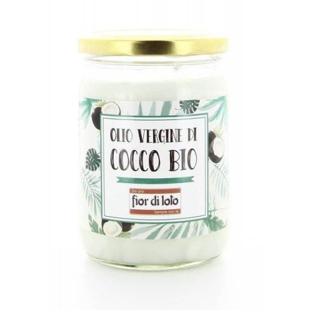 Fior di loto olio vergine di cocco bio 200 ml