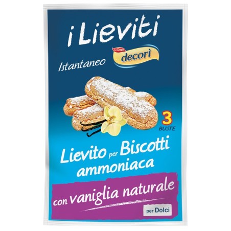 Ipafood lievito per biscotti ammoniaca senza glutine 3 x 8 g