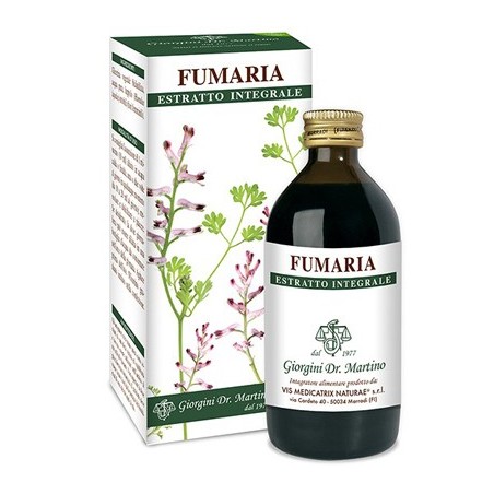 Fumaria estratto integrale 200 ml Fumaria estratto integrale 200 ml