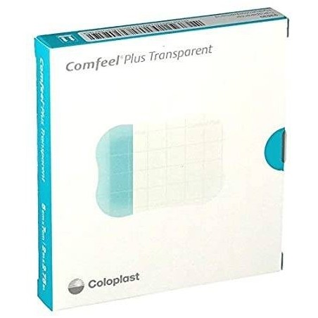 Medicazione speciale attiva trasparente con idrocolloide comfeel plus 5x7 cm 10 pezzi