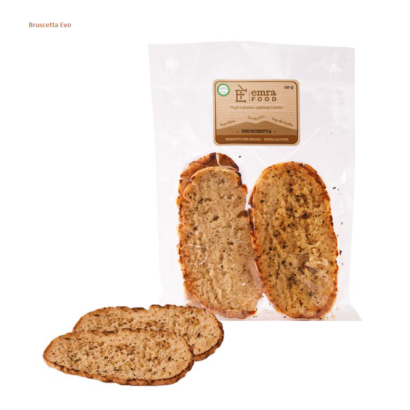 Bruschetta all'olio extravergine di oliva 4 x 30 g Bruschetta all'olio extravergine di oliva 4 x 30 g