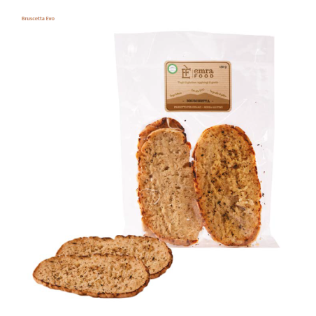 Bruschetta all'olio extravergine di oliva 4 x 30 g Bruschetta all'olio extravergine di oliva 4 x 30 g
