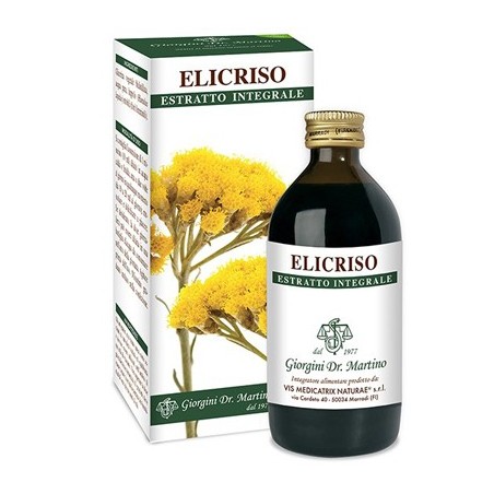 Elicriso estratto integrale 200 ml Elicriso estratto integrale 200 ml