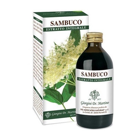Sambuco fiori estratto integrale 200 ml Sambuco fiori estratto integrale 200 ml