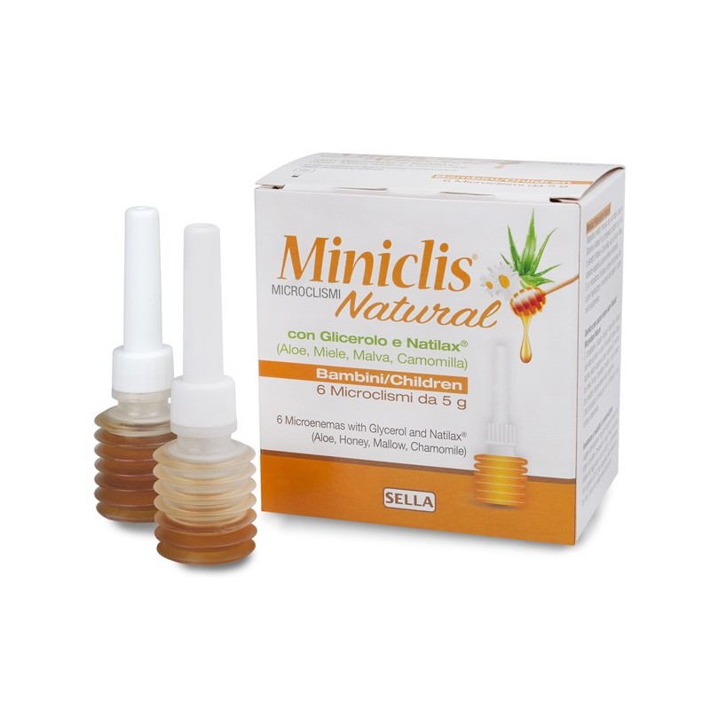 Miniclis natural md bambini 6 pezzi