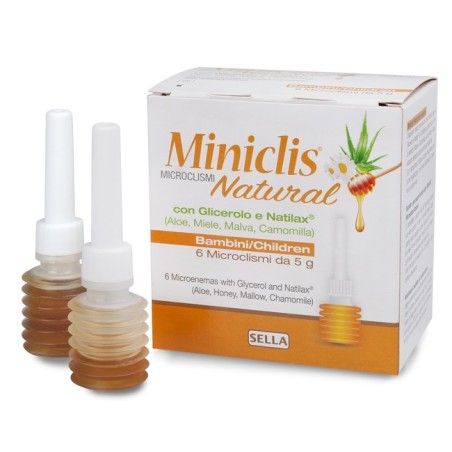 Miniclis natural md bambini 6 pezzi