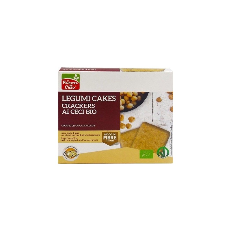 Legumicakes-crackers di ceci