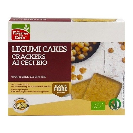 Legumicakes-crackers di ceci