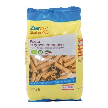Zer% glutine rigatoni di grano saraceno bio 500 g