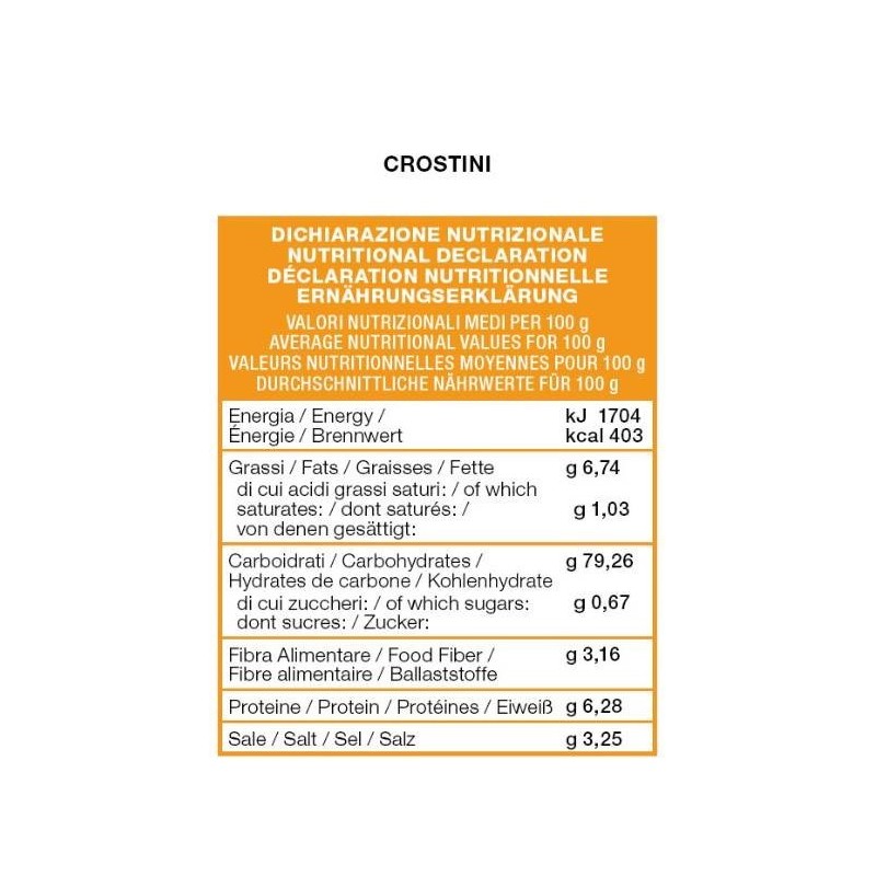 Il pane di anna crostini senza latte 120 g