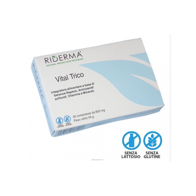 Riderma vital trico 30 compresse