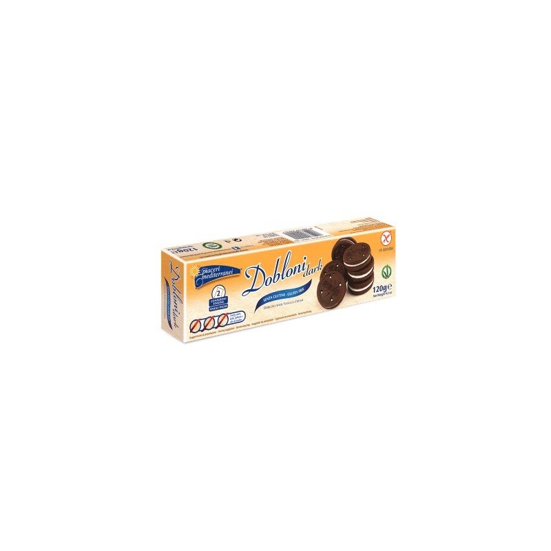 Piaceri mediterranei dobloni dark 120 g