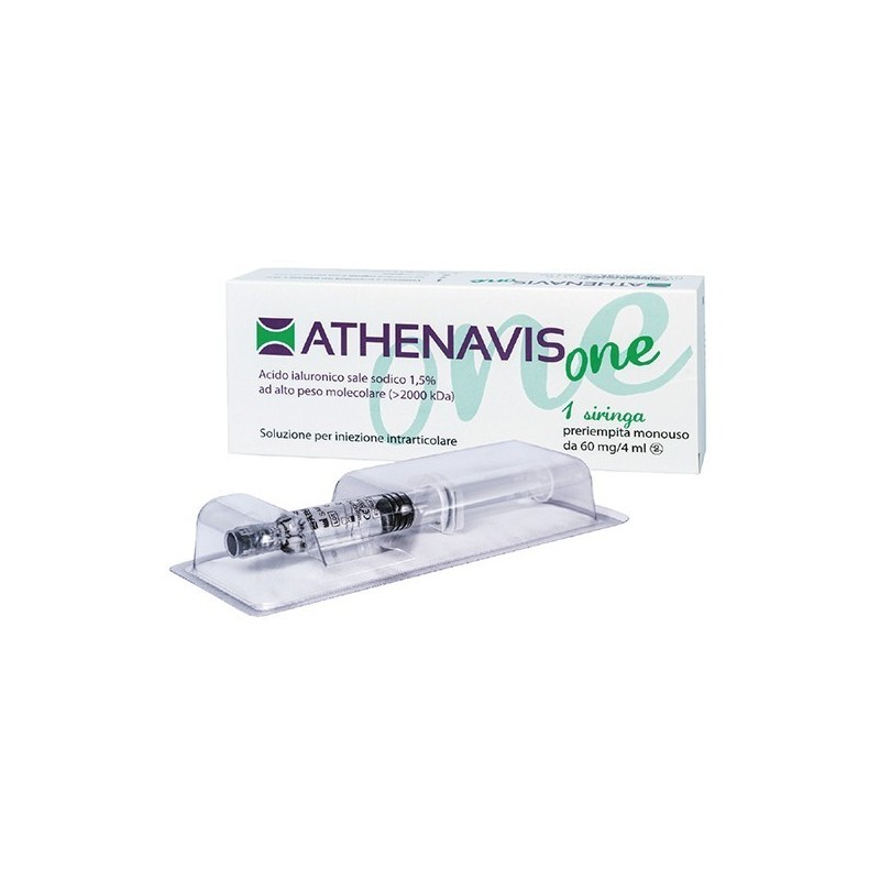 Siringa intra-articolare athenavis one acido ialuronico 1,5%4 ml