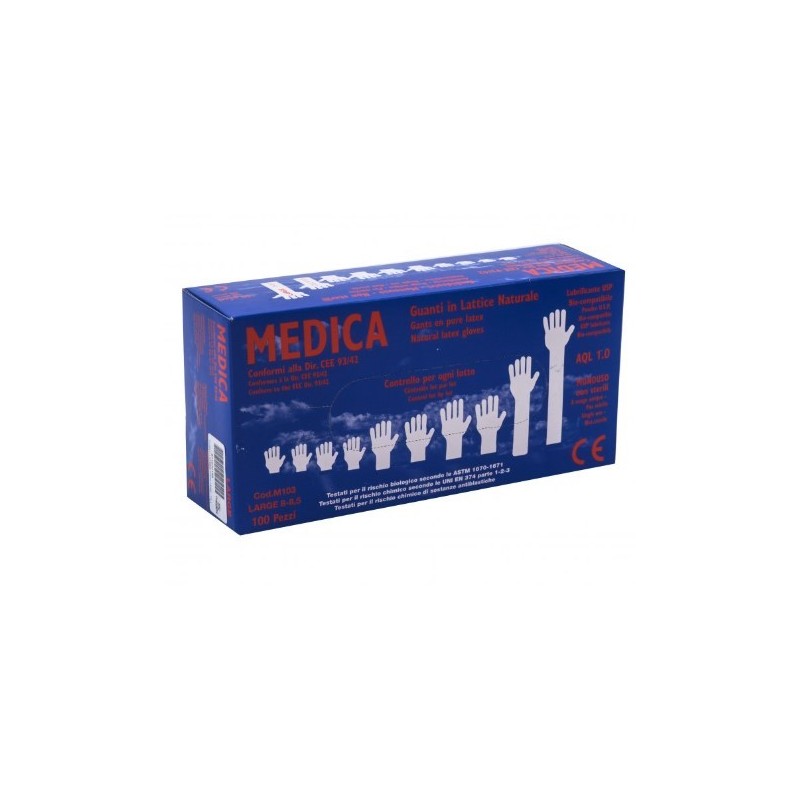 Guanti vinile senza polvere small 100 pezzi