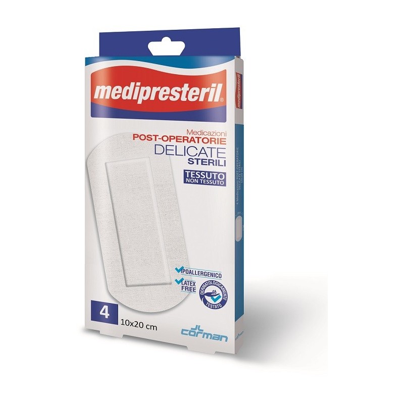 Medicazione post operatoria medipresteril delicata tnt 10x20cm 5 pezzi