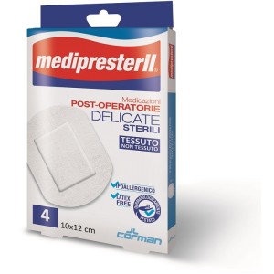 Medicazione post operatoria medipresteril delicata tnt 10x12cm 5 pezzi