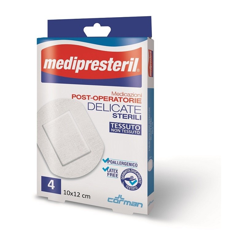 Medicazione post operatoria medipresteril delicata tnt 10x12cm 5 pezzi