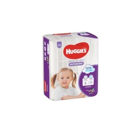 Huggies diaper pant base 5 14 pezzi