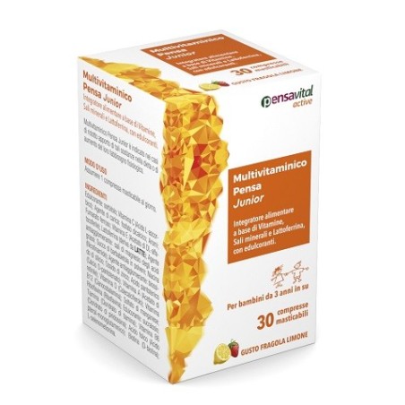 Multivitaminico pensa junior 30 compresse masticabili Multivitaminico pensa junior 30 compresse masticabili