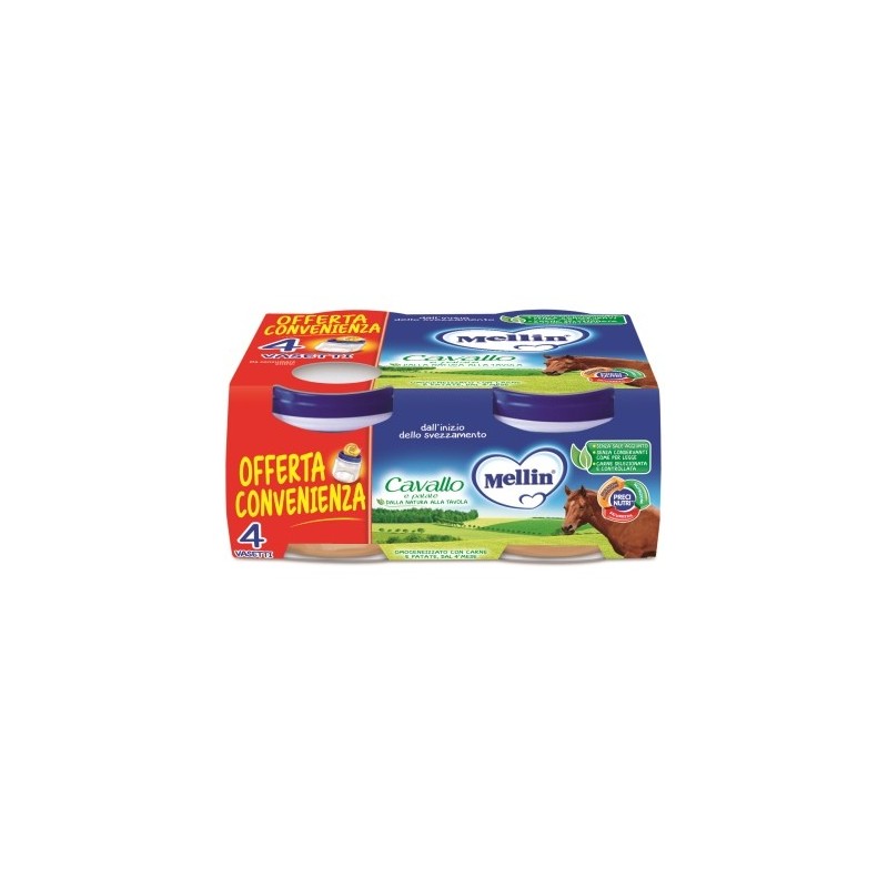 Mellin omogeneizzato cavallo 4 x 80 g