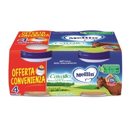 Mellin omogeneizzato cavallo 4 x 80 g