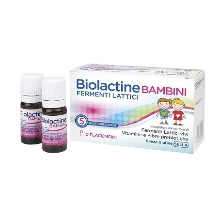 Biolactine bambini 10 flaconcini 8 ml