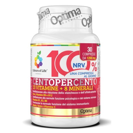 Colours of life centopercento 30 compresse 1200 mg Colours of life centopercento 30 compresse 1200 mg