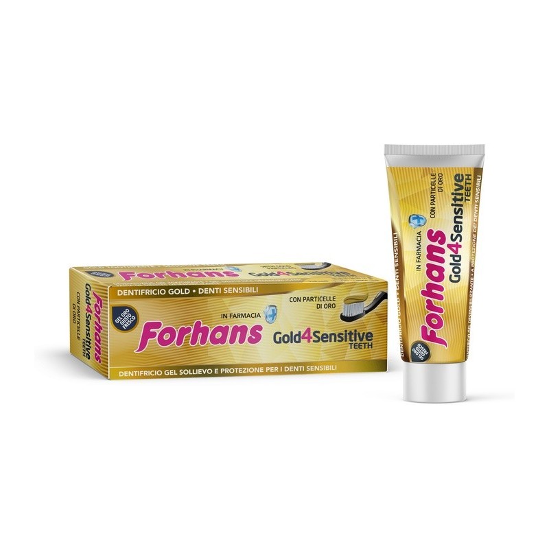 Forhans gold4white dentifricio 75 ml