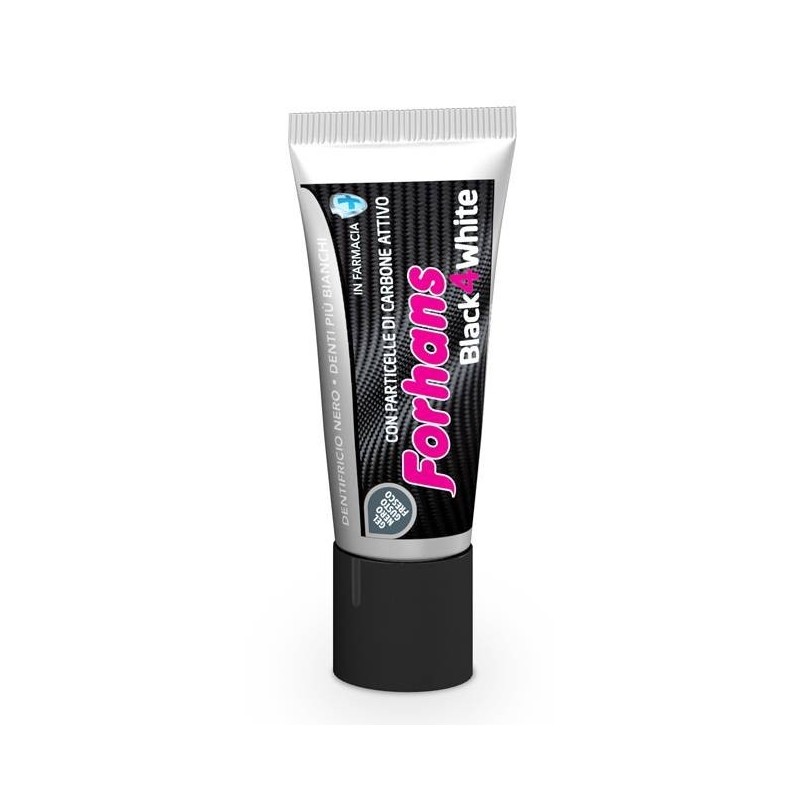 Forhans black4white dentifricio 12 ml
