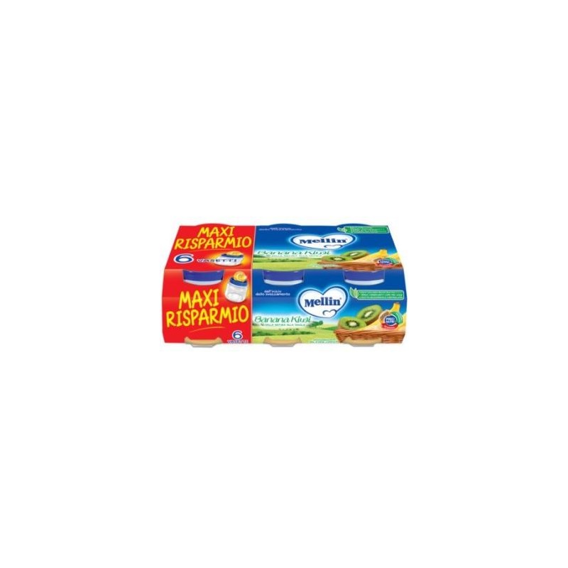 Mellin omogeneizzato banana kiwi 6 x 100 g