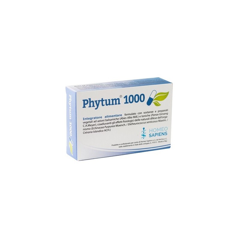 Phytum 1000 30 capsule 500 mg Phytum 1000 30 capsule 500 mg