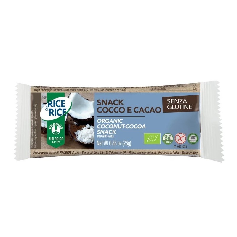 Rice&rice snack cocco cacao 25 g