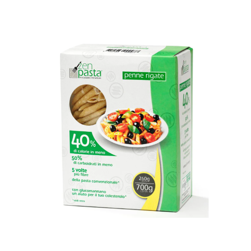 Zenpasta penne rigate con farina di konjac 260 g Zenpasta penne rigate con farina di konjac 260 g