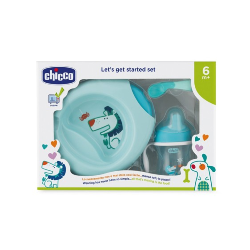 Chicco set pappa 6 mesi+ azzurro