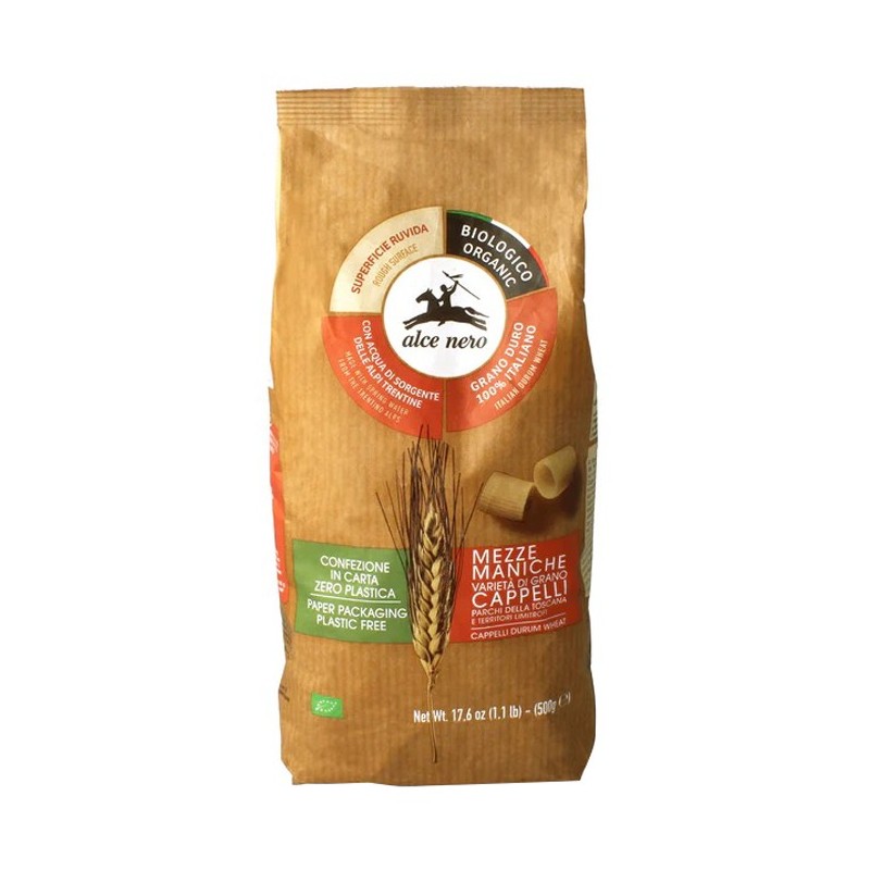 Mezze maniche di semola senatore cappelli parchi toscani bio500 g