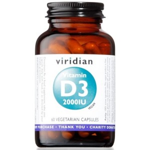 Viridian vitamin d3 2000iu 60 capsule