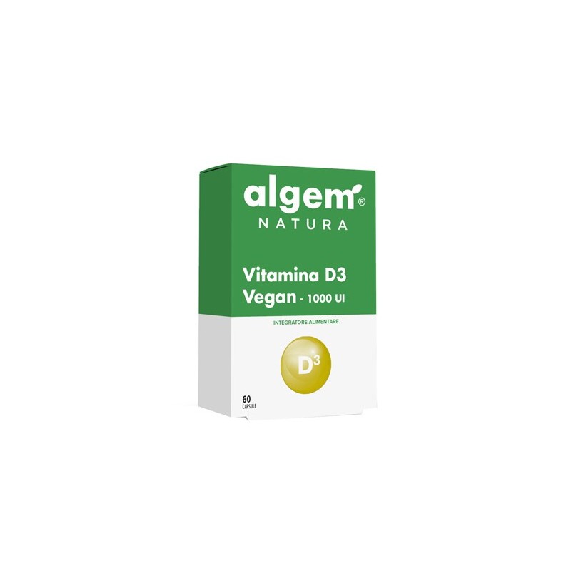 Vitamina d3 vegan 1000 ui 60 capsule