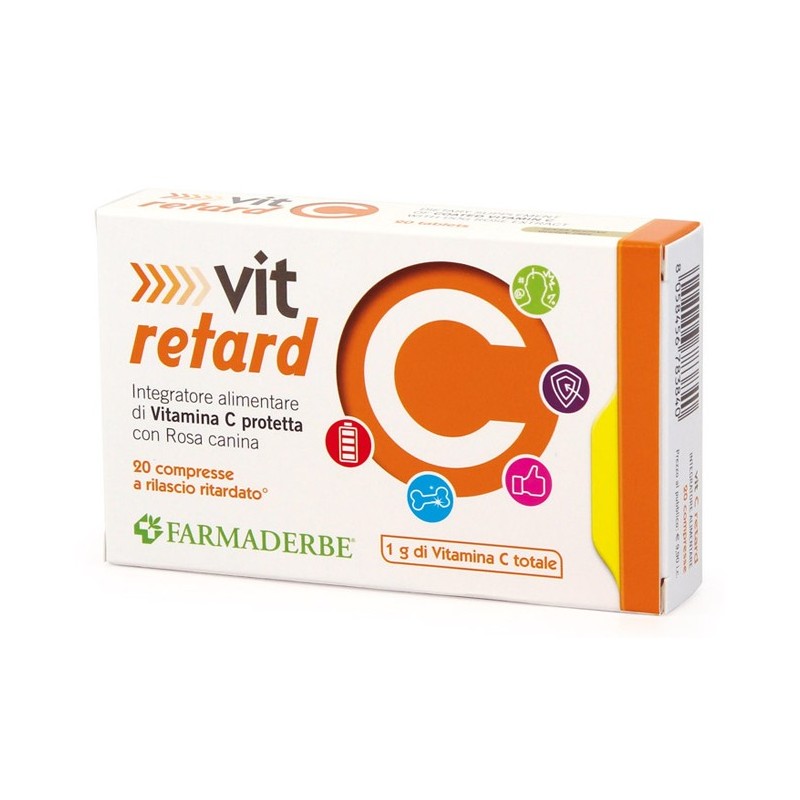 Vit c retard 20 compresse a rilascio ritardato