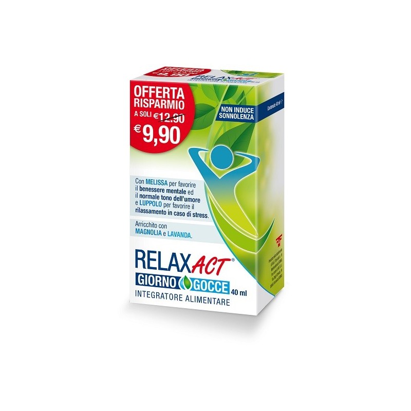 Relax act giorno gocce 40 ml Relax act giorno gocce 40 ml